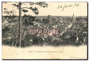 Old Postcard Dreux Vue Generale Prize De La Chapelle St Louis