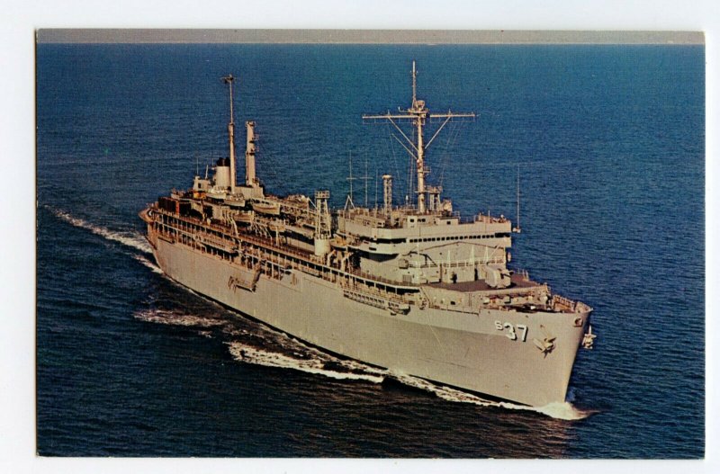 Postcard U.S.S. Dixon (AS-37) Standard View Card