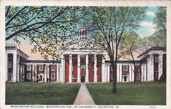 Virginia Lexington Washington Building Washington And Lee University