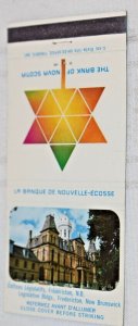 Legislative Buildings NB The Bank of Nova Scotia 30 Strike Matchbook Cover