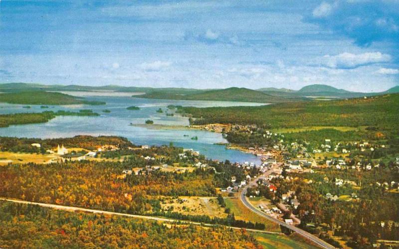 Greenville Maine Moosehead Lake Aerial View Vintage Postcard JA4741433