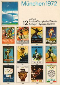 PC OLYMPIC GAMES, MÜNCHEN 1972, PROMOTION CARD, Modern Postcard (b44465)