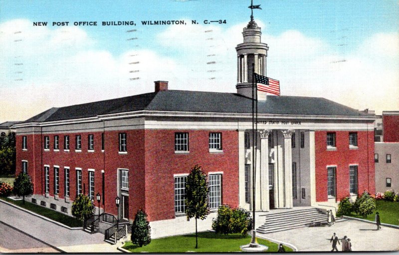 North Carolina Wilmington New Post Office Building 1943