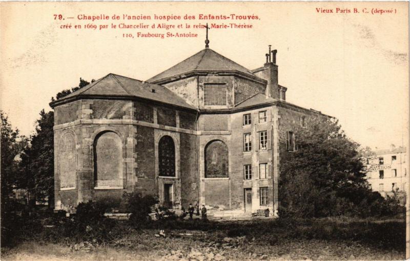 CPA PARIS 12e-Chapelle de l'ancien hospice des Enfants Trouves (322955)