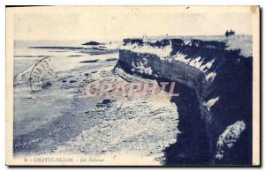 Old Postcard Chatelaillon Cliffs