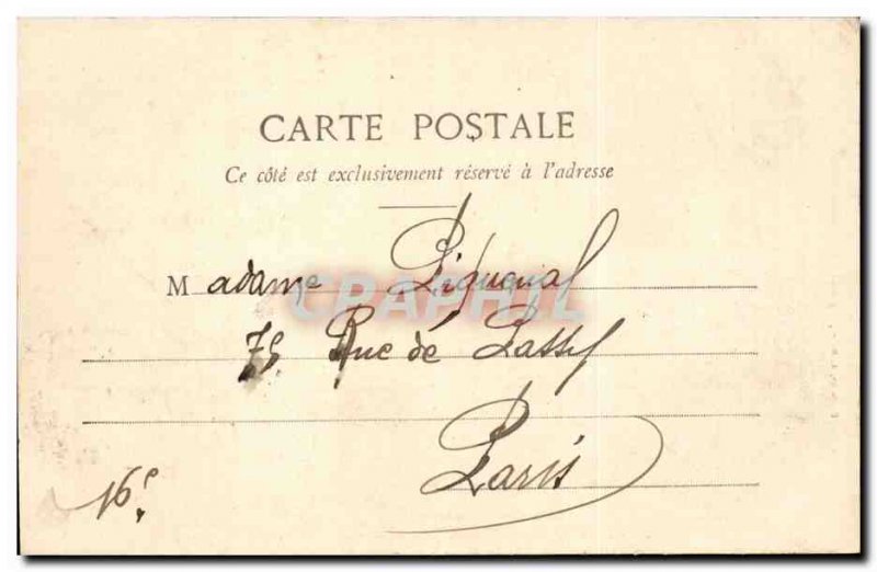 Old Postcard Pontoise the Cure