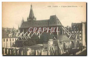 Old Postcard Paris Eglise Saint Severin