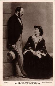 CPA Queen Victoria and late Prince Consort BRITISH ROYALTY (679189)