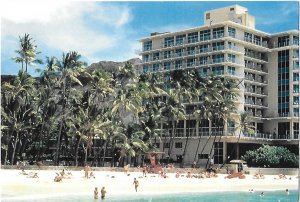 Kaimana Beach Hotel The New Otani Lovely Beach Diamond Head Hawaii 4 by 6 Size