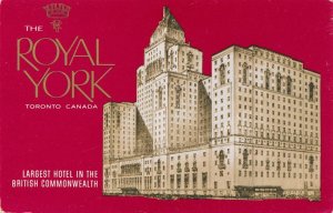 Royal York Hotel - Toronto, Ontario, Canada - Largest in British Commonwealth