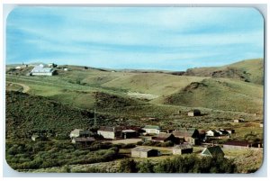 c1960's Old South Pass City Historic Old Town Replica Lander Wyoming WY Postcard