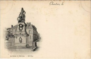 CPA CHARTRES La Statue de Marceau (1201889)