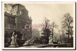 Old Postcard Paris Louvre Pavillon de Flore