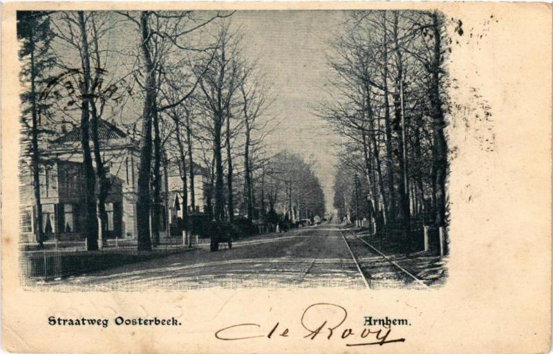 CPA AK ARNHEM Straatweg Oosterbeek NETHERLANDS (604674)