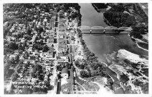 Towanda Pennsylvania Birdseye View Of City Real Photo Antique Postcard K56853