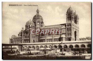 Old Postcard Marseille La Cathedrale