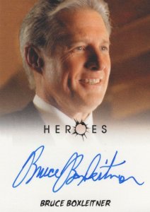 Bruce Boxleitner Heroes TV Show Hand Signed Autograph Card