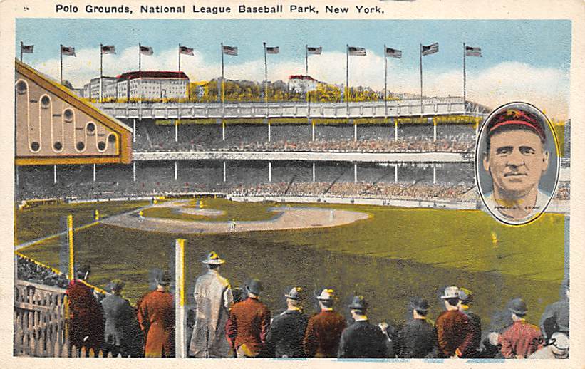 Polo Grounds New York GIANTS Baseball Stadium 155th Street Eight Avenue  Postcard