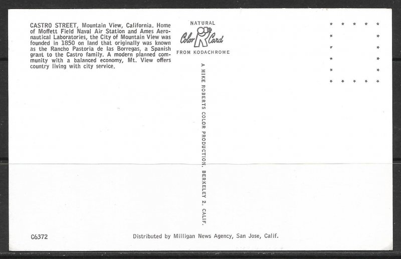 California, Mountain View - Castro Street - [CA-023]