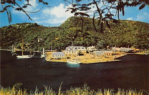 Nelson's Dockyard from Clarence House Antigua, West Indies Unused 