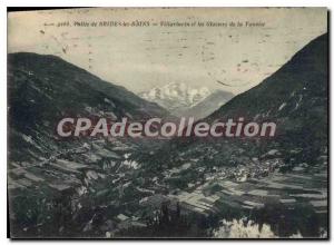 Old Postcard Vallee Villarlurin Brides les Bains and the Vanoise Glaciers