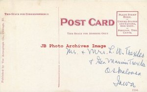 4 Postcards, Oskaloosa Iowa, Various Scenes, School-Post Office-Court House