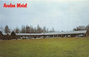 Sellersburg Indiana~Avalon Motel on Route 31~Ford Truck~1960s Postcard
