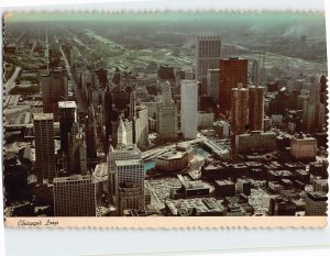 Postcard Chicago's Loop, Chicago, Illinois