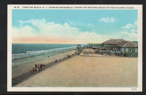 North Carolina colour pc  Carolina Beach Boardwalk, Casino unused