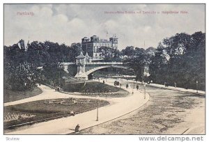 Kersten-Miles Brucke Mit Seewarte U. Heigolander Allee Hamburg, Germany, 1900...