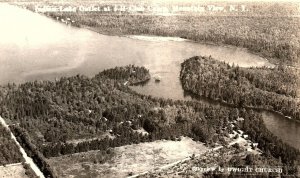 1940s MOUNTAIN VIEW N.Y. INDIAN LAKE 4-H CAMP DWIGHT CHURCH RPPC POSTCARD P6