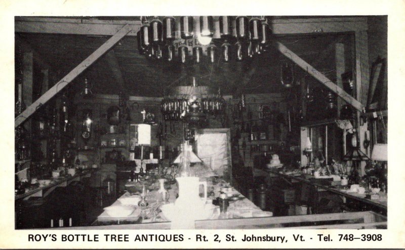 Vermont St Johnsbury Roy's Bottle Tree Antiques