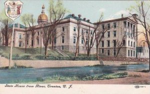 New Jersey Trenton State House From River 1908