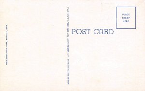 Marshall High School Marshall Michigan postcard