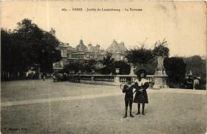 CPA AK PARIS 6e Jardin du Luxembourg. La Terrasse P. Marmuse (241475)