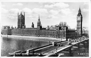 BR77314 westminster bridge and houses of parliament   london real photo   uk