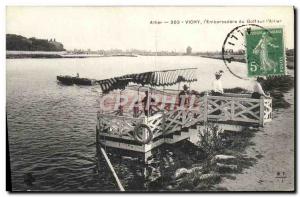 Old Postcard Vichy I & # 39Embarcadere Du Golf On I & # 39Allier