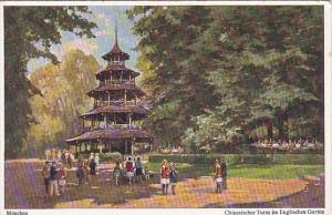 Germany Muenchen Chinesischer Turm im Englischen Garten