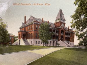 1910s Jackson, Mississippi Blind Institute Postcard