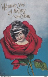 NEW YEAR : Girl inside a rose , 00-10s