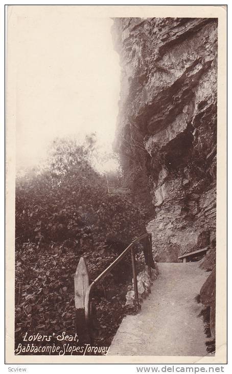 Lover's Seat, Babbacombe Slopes, Torquay (Devon), England, UK, PU-1913