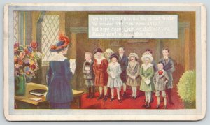Moline IL~Calvary Lutheran Church~Sunday School Banner Day~Class~Artist~1921
