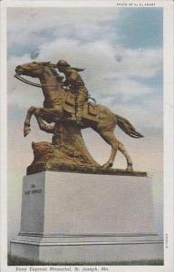Missouri St joseph Pony Express Memorial
