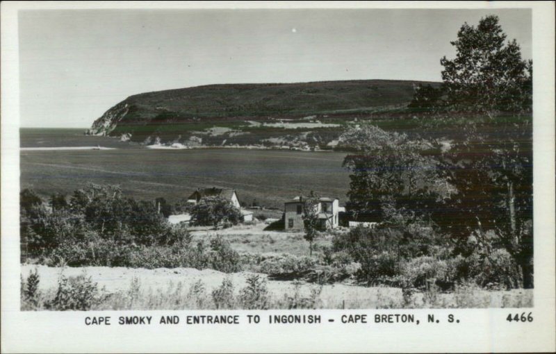 Cape Breton Cape Smoky Igonish Real Photo Postcard - Nova Scotia