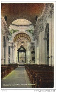 MONTREAL, Quebec, Canada, 1900-1910´s; St. James Cathedral Interior