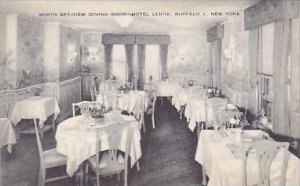 New York Buffalo North Sky View Dining Room Interior Hotel Lenox Artvue