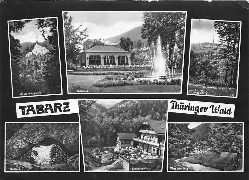 BG006 thueringer wald  tabarz   multi views  CPSM 14x9.5cm germany