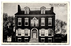 Vintage Read House, Built 1800, New Castle, DE Postcard