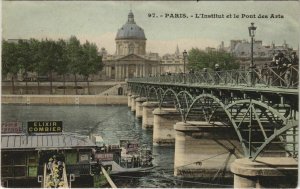 CPA PARIS - L'Institut et le Pont des Arts (51723)