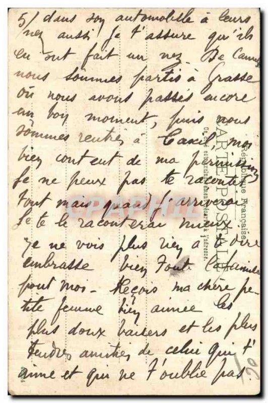 Old Postcard Monaco Rocher